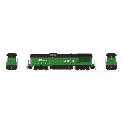 Rapido 1074533 - HO SCALE GE B30-7A Booster (DC/DCC/Sound): Burlington Northern: #4053