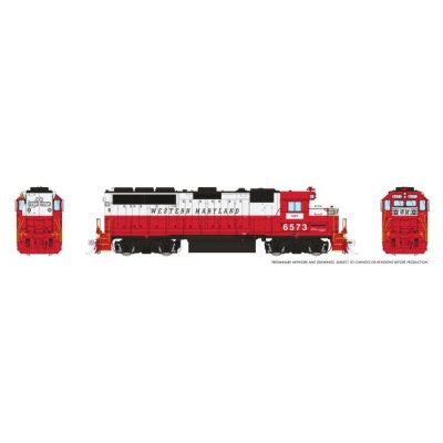 Rapido 1078004 - HO EMD GP40 (DC/Silent): CSX - WM Patch: #6573
