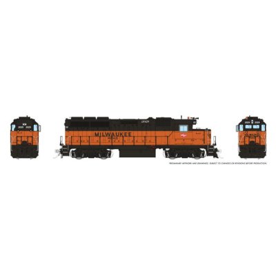 Rapido 1078521 - HO EMD GP40 (DC/DCC/Sound): Milwaukee Road: #2029
