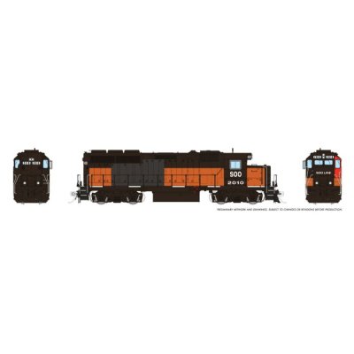 Rapido 1078034 - HO EMD GP40 (DC/Silent): SOO Line: #2010
