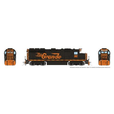 Rapido 1078539 - HO EMD GP40 (DC/DCC/Sound): Wheeling & Lake Erie: #302