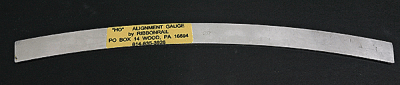Ribbonrail 1020 - HO Scale 10" Track Alignment Gauges - Curved -- 20" Radius