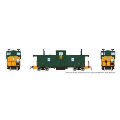 Rapido 1101001 - HO Squamish Caboose: PGE - Original Scheme: #1851