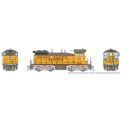 Rapido 1106006 - HO Scale EMD SW10 (DC/Silent): Union Pacific - Early w/ Large Cab Herald: #1212