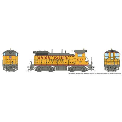 Rapido 1106512 - HO Scale EMD SW10 (DC/DCC/Sound): Union Pacific - Late w/ Small Cab Herald: #127...