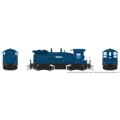 Rapido 1106522 - HO Scale EMD SW10 (DC/DCC/Sound): NRE - Blue Scheme: #1212