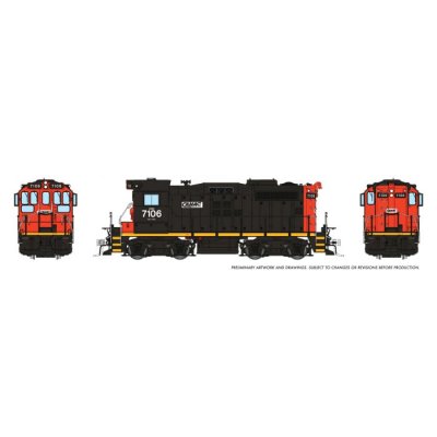 Rapido 1108013 - HO SCALE CN SWEEP (DC/Silent): CANAC: #7106