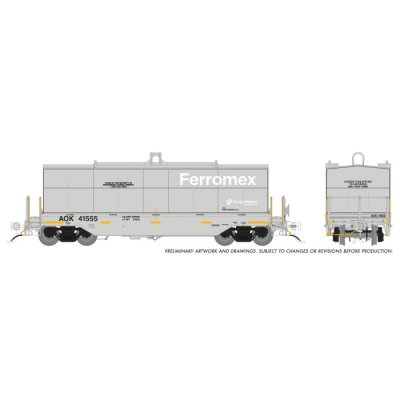 Rapido 1128003 - HO Greenbrier Coil Car: Ferromex (AOK) - Gray: 6-Pack #1