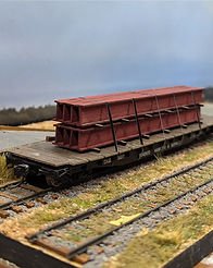 Osborn Model Kits 1143 - HO Scale Steel "I" Beam Load