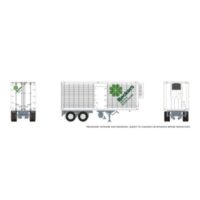 Rapido 1146001 - HO 26' Can-Car Trailer: Becker's Foods: #7709
