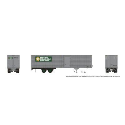 Rapido 1146029 - HO 40’ Fruehauf Fluted Side Volume Van: British Columbia Ry: #270328