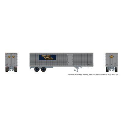 Rapido 1146058 - HO 45' Trailmobile Dry Van Trailer: Northern Alberta Railway (CNEZ): #700053