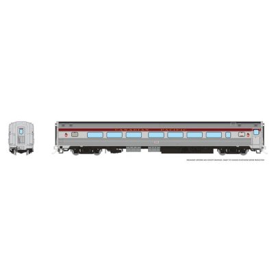 Rapido 115104 - HO Budd Coach: Canadian Pacific - Maroon: #121