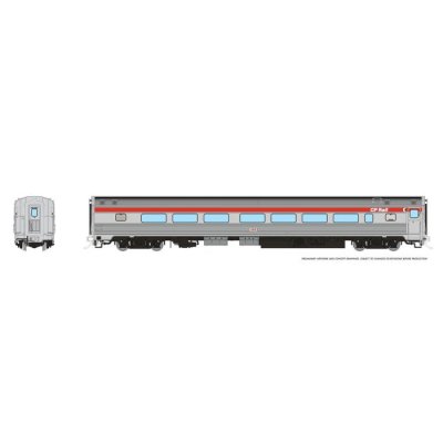 Rapido 115107 - HO Budd Coach: CP Rail - Action Red: #114