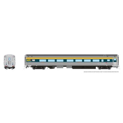 Rapido 115121 - HO Budd Coach w/HEP: VIA Rail - Current Scheme (Teal): #8109