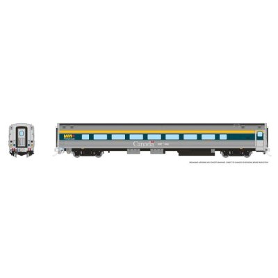 Rapido 115131 - HO VIA HEP2 Coach: VIA Rail - Current Scheme (Teal): #4114