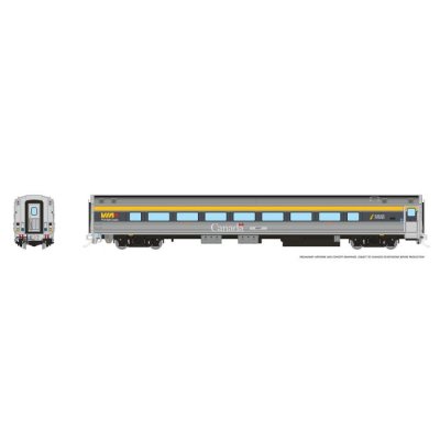 Rapido 115132 - HO VIA HEP2 Coach: VIA Rail - Current Scheme (Grey): #4003