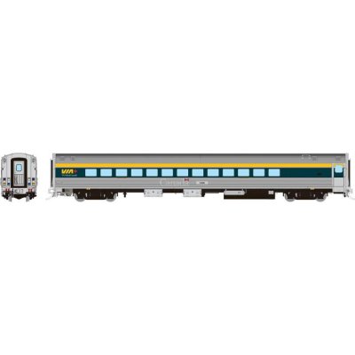 Rapido 115138 - HO Budd Small Window Coach: VIA Rail - Current Scheme (Grey): #4108