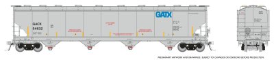 Rapido 136007-2 - HO Trinity 6241cuft Covered Hopper: GACX (General American Marks): Single Car #...