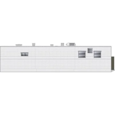 Rapido 138203 - HO  Sleeper Trailer: Painted, unlettered