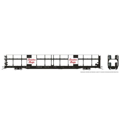 Rapido 1024002 - HO NSC 89' Bi-Level Autorack: CPR - Script w/ large panel: 6-Pack