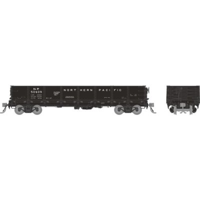 Rapido 163009-6 - HO 40' Drop Bottom Gondola: NP - Pulpwood: Single Car #1 - #58293