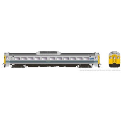 Rapido 16340 - HO Budd RDC-1 (Ph 1c) (DC/Silent): VIA Rail Canada: #6116