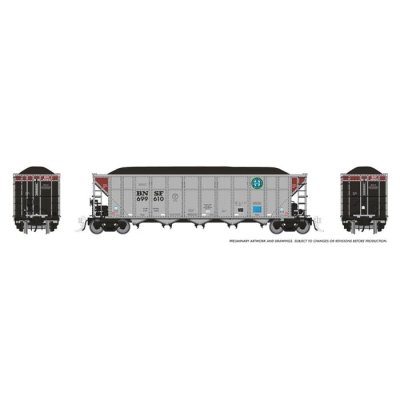 Rapido 169045 - HO AutoFlood III Coal Hopper: BNSF - Circle Cross Single Car: #699610