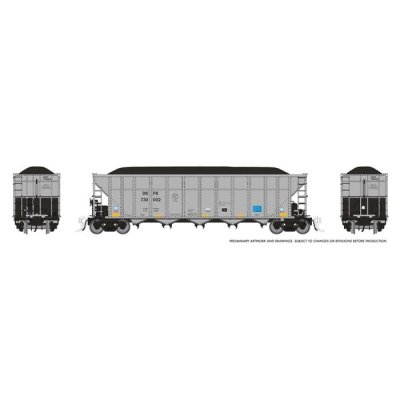 Rapido 169046-5 - HO AutoFlood III Coal Hopper: DKPX #1: #730067