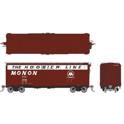 Rapido 181001-2 - HO 1937 AAR 40' Boxcar - Round corner: CIL (Monon): Single Car #2091