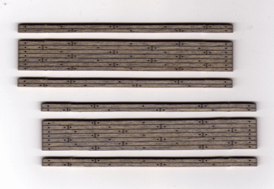 Blair Line 115 - HO Scale 2-Lane Wood Grade Crossing -- Kit
