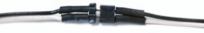 TCS 1473 - 2-Pin Micro Connector -- .098 x .06 x .12" with 6" Wire Leads