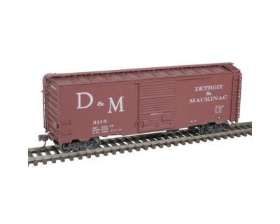 Atlas 20006816 - HO 40ft Postwar Box Car - Detroit & Mackinac #3115