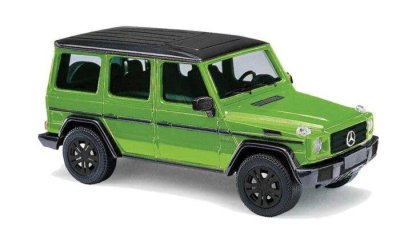 Busch 51473 - HO Scale 2008 Mercedes-Benz G-Klasse SUV - Assembled -- Edition 35 (green, black)