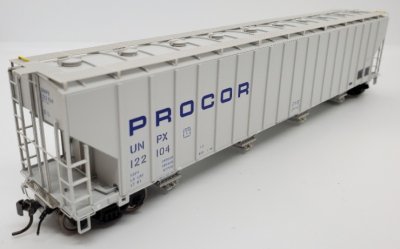 Rapido 157001 - HO 5820 Covered Hopper - Procor/UNPX (Blue Stencil) (6pk) - FINAL SALE
