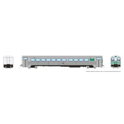 Rapido Trains 226101 - HO H-S Commuter Cab Coach: GO Transit: #101