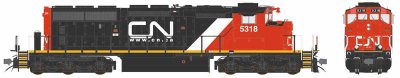 Bowser 26232 - HO GMDD SD40-2W - DC - CN Website 2010s+ w/Strght Air #5318