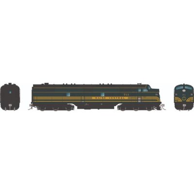 Rapido 29017 - HO EMD E7A (DC/Silent): Maine Central - Green Scheme: #711