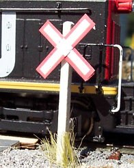 Osborn Model Kits 3010 - N Scale Current Cross Bucks - 5 pack
