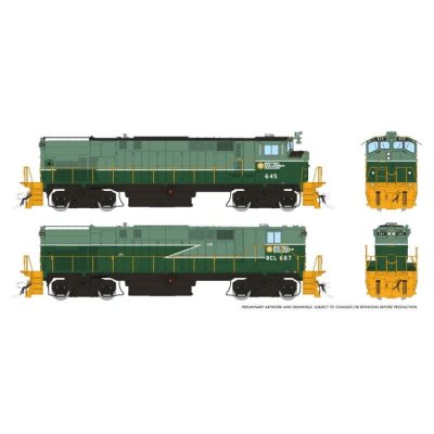 Rapido 33026 - HO M420 + M420B (DC/Silent): BCR - Two-Tone Green Scheme: #645 + #687