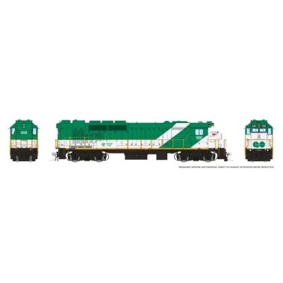 Rapido 34009 - HO GP40TC (DC/Silent): GO Transit - Green & White, Late Font: #500