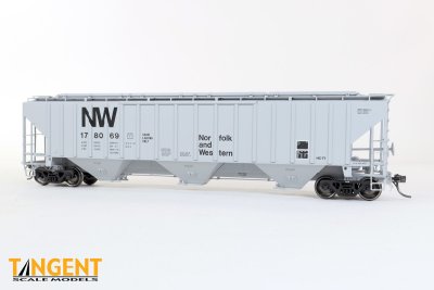 Tangent 36221-10 - HO Norfolk Western (NW) “Delivery HC-71 1979” NW Roanoke Shops 4750CuFt Covere...