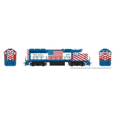 Rapido 40559 - HO EMD GP40 (DC/DCC/Sound): MKT - Bicentennial Scheme: #200