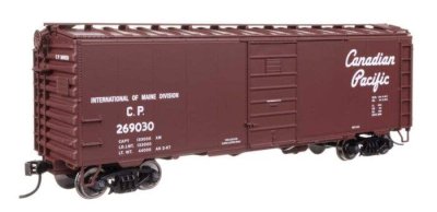 Walthers Mainline 45502 - HO 40' PS-1 Boxcar - Ready to Run -- Canadian Pacific #269030