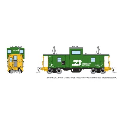 Rapido 510064 - N Wide Vision Caboose: Burlington Northern: #12606