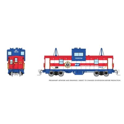 Rapido 510065 - N Wide Vision Caboose: BN - "Freedom": #12618
