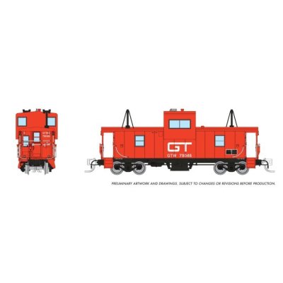 Rapido 510073 - N Wide Vision Caboose: Grand Trunk: #79052