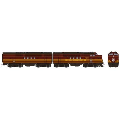 Rapido 53509 - HO EMD FT A+B (DC/DCC/Sound): B&M - Maroon Scheme: #4201A + 4201B