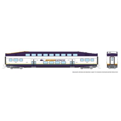 Rapido 146021 - HO Scale Bilevel Commuter Car: West Coast Express #302