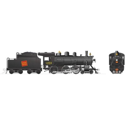 Rapido 603002 - HO Scale H-6-g 4-6-0 (DC/Silent): CNR - Tilted Wafer: #1359